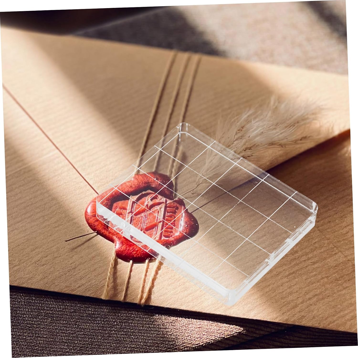 5pcs Stamp Blocks for Stamping for Scrapbooking Card Making and Crafts Lightweight Material for Precise Stamping Decor
