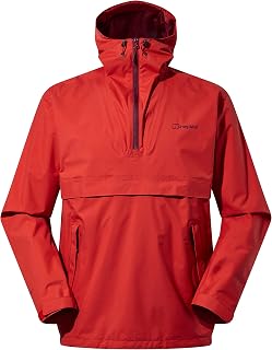 Berghaus Men's Vestment Smock Half Zip Waterproof Shell Jacket, Durable, Breathable Rain Coat
