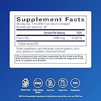 Vista 2 de Líquido B12, Metilcobalamina Hipoalergénica líquida de Pure Encapsulations, 1.0 onzas