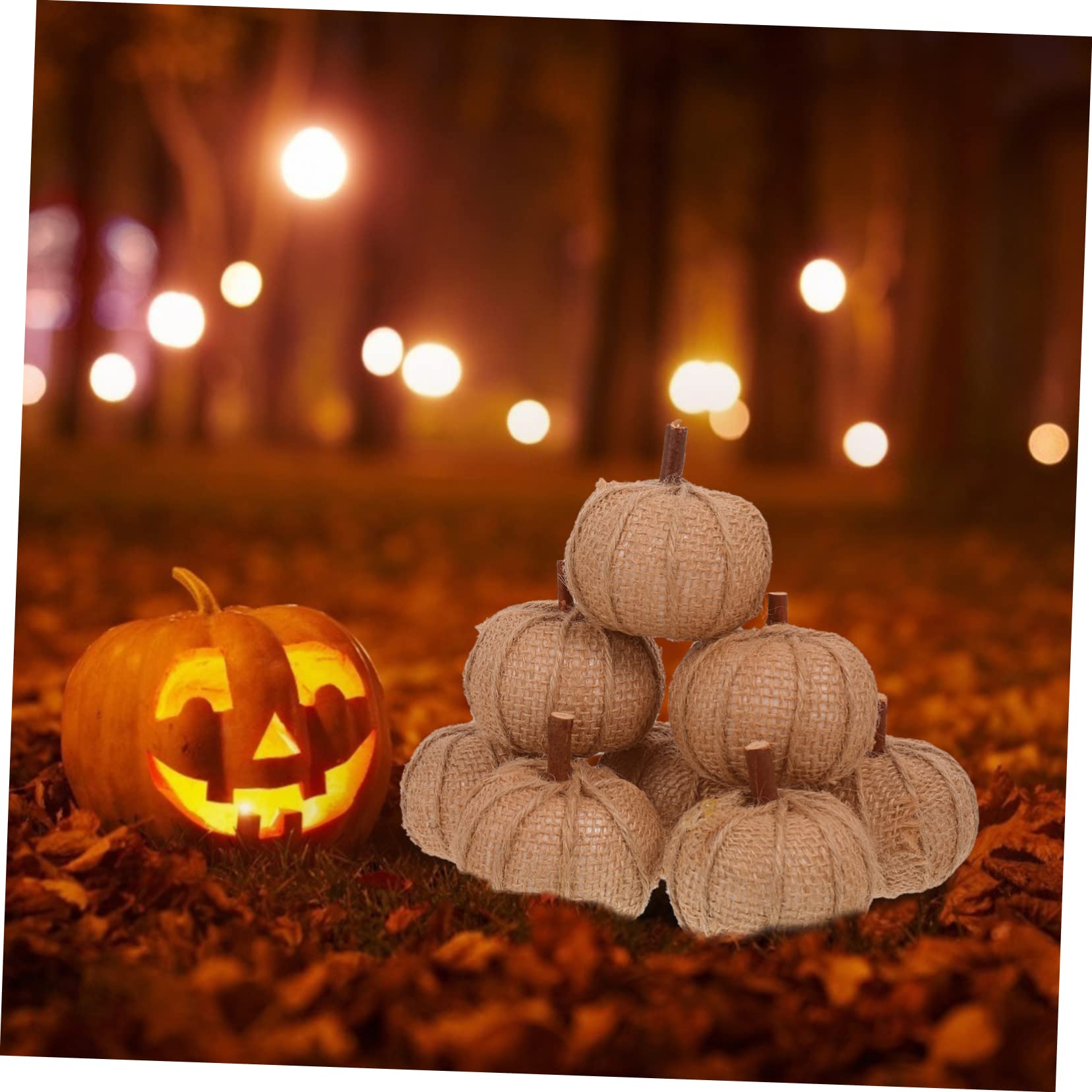 Ciieeo 24stücke Teiliges Künstliche Kürbis-Dekorationen Farmhouse Herbst-dekorationsartikel Für Halloween Und Erntedankfest Innen Und Außengebrauch