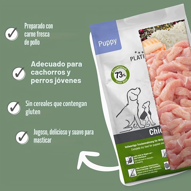 Foto 2 de 7 de Platinum - Alimento seco - Pollo - Puppy 5 kg