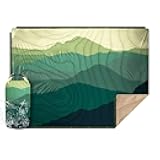 Outdoor Camping Blanket - Puffy Camping Blanket Packable,Sherpa Fleece Warm Blanket for Camping, Outdoors, Travel, Stadium, Festivals, Beach, Hammock 56