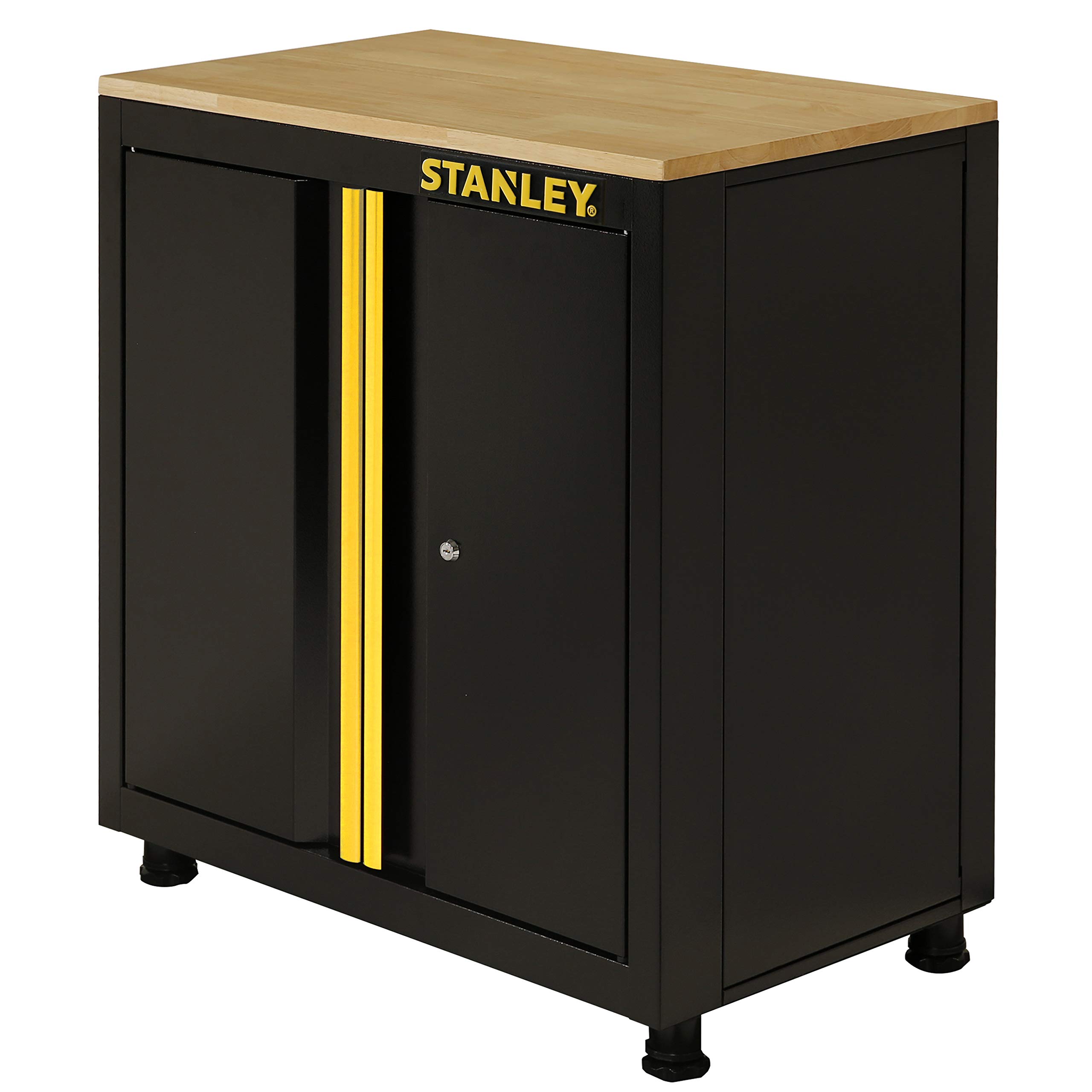 Stanley STST97595-1 Armadio Basso A 2 Ante Con Piedini, Nero, 83.5 X 22.5 X 83 Cm-image