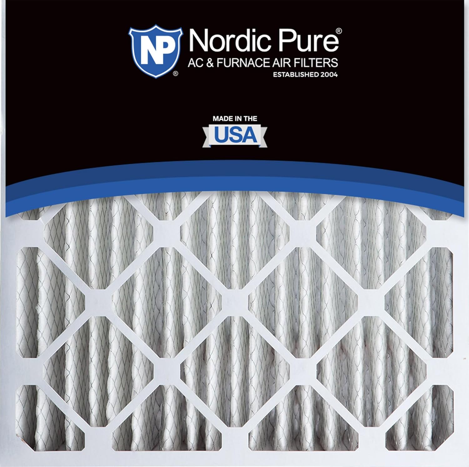 Nordic Pure 20x20x5 (Actual Size: 19 5/8 x 19 7/8 x 4 3/8) Honeywell/Lennox Replacement MERV 14 Air Filters 2 Pack
