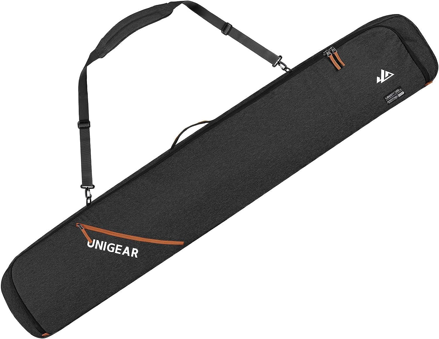 Unigear Snowboard Ski Bag for Air Travel, Reinforced Double Padded Snowboard Bag with EPE Dense, Water-Resistant and Durable up to 175cm Ski Snowboard
