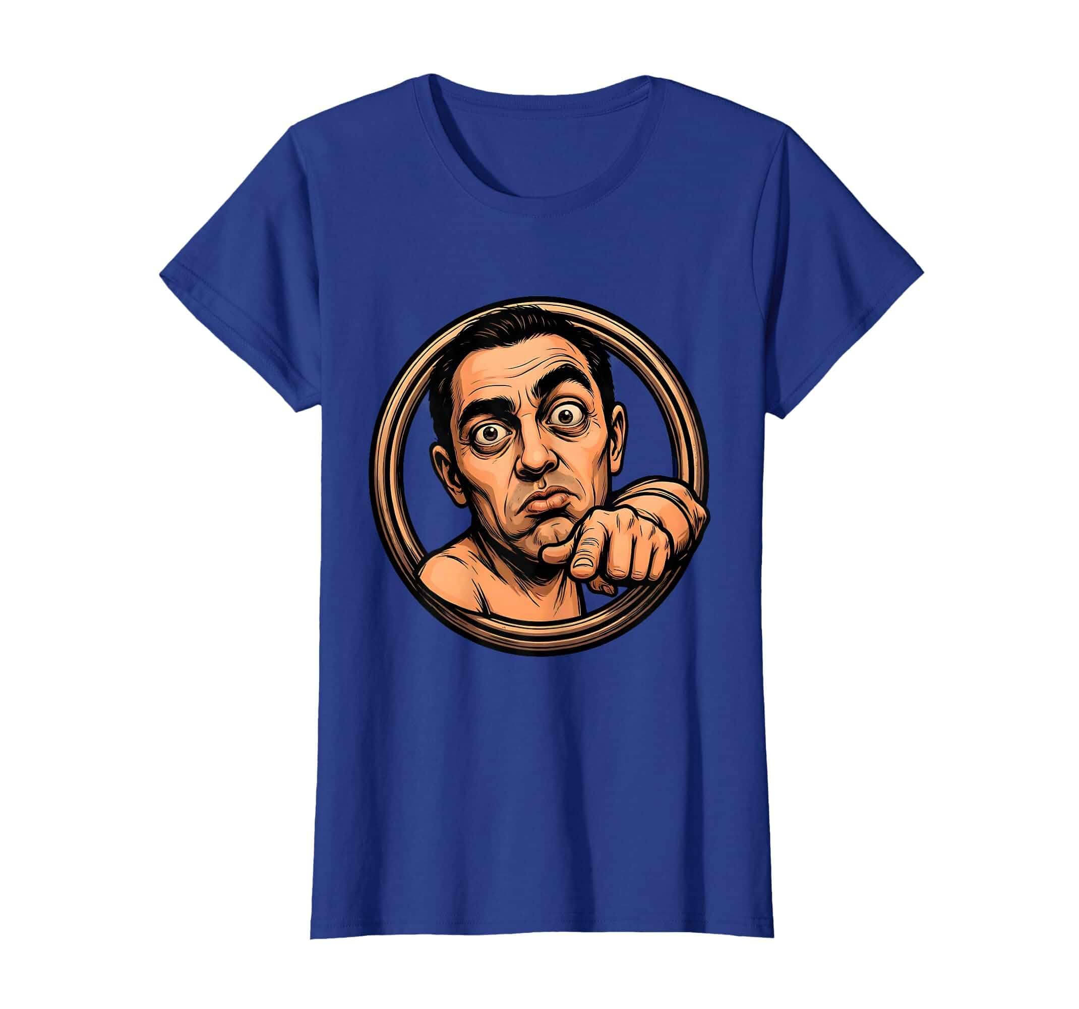 Women's Sarcastic Eye Roll Dramatic Gesture Graphic T-Shirt Women