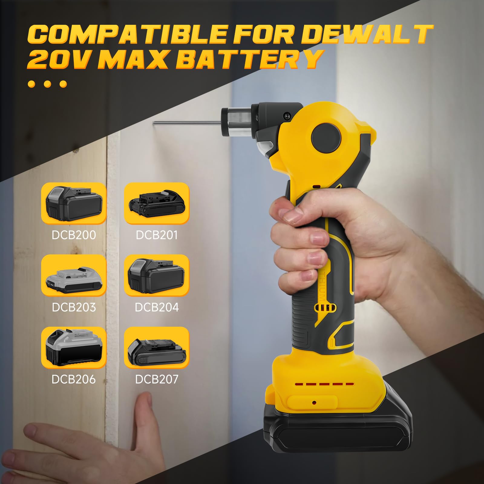 Joist Hanger Nail Gun Dewalt Battery Cordless Palm Nailer For