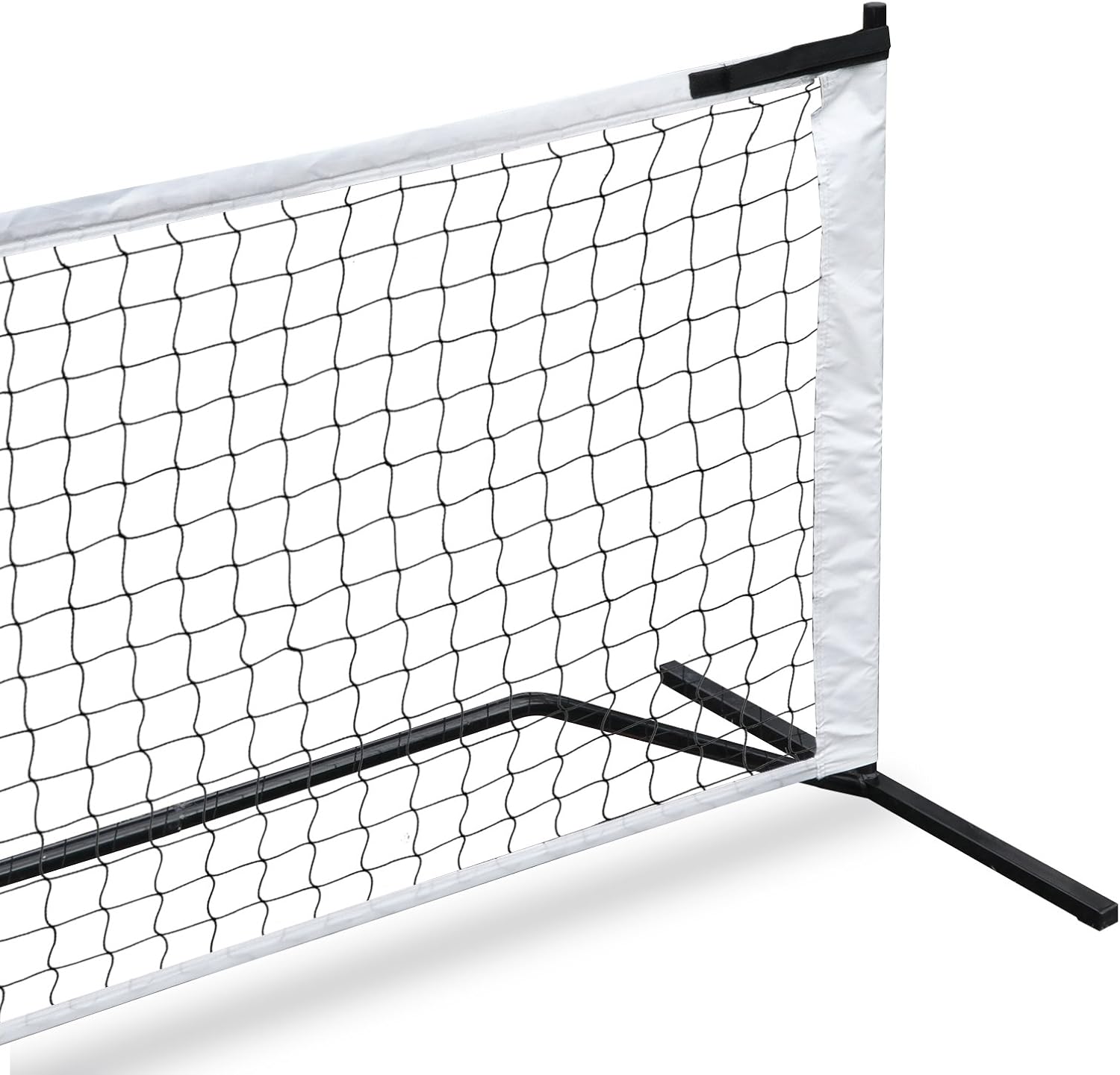 HomGarden Portable Pickleball Tennis Net Set System Metal Frame Stand W/Carrying Bag - Pickle Ball Net Outdoor Game Set