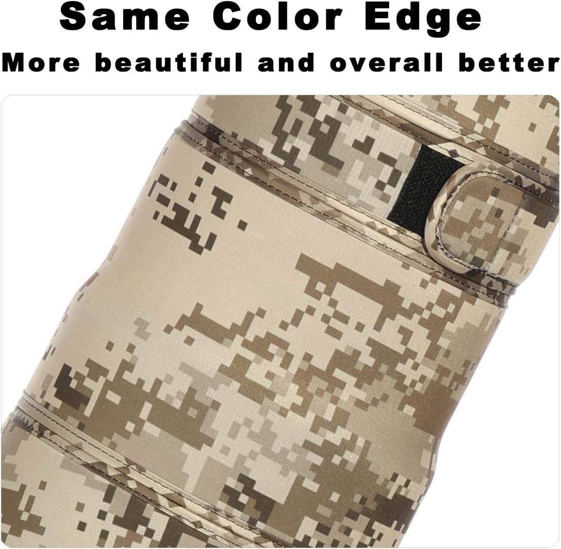 CHASING BIRDS Lens Camouflage Waterproof Coat for Nikon AF-S 600mm F4 E FL ED VR Rainproof Lens Protective Cover Version III (Reed Camouflage, with FTZ-II)