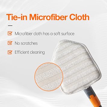 CLEANHOME Tile Tub Scrubber Brush Replacement Pads 6 Pieces for Cleaning Bathroom Kitchen Toilet Wall Sink Tile Floor