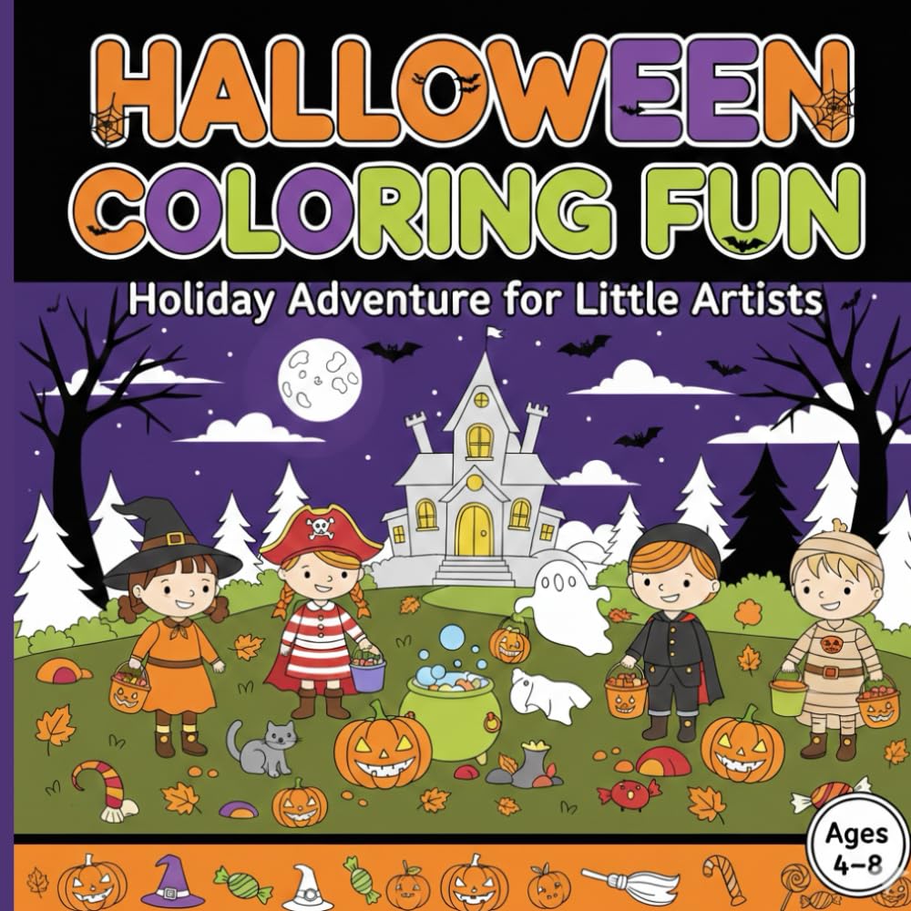 Halloween Coloring Fun: Holiday Adventure For Little Artists