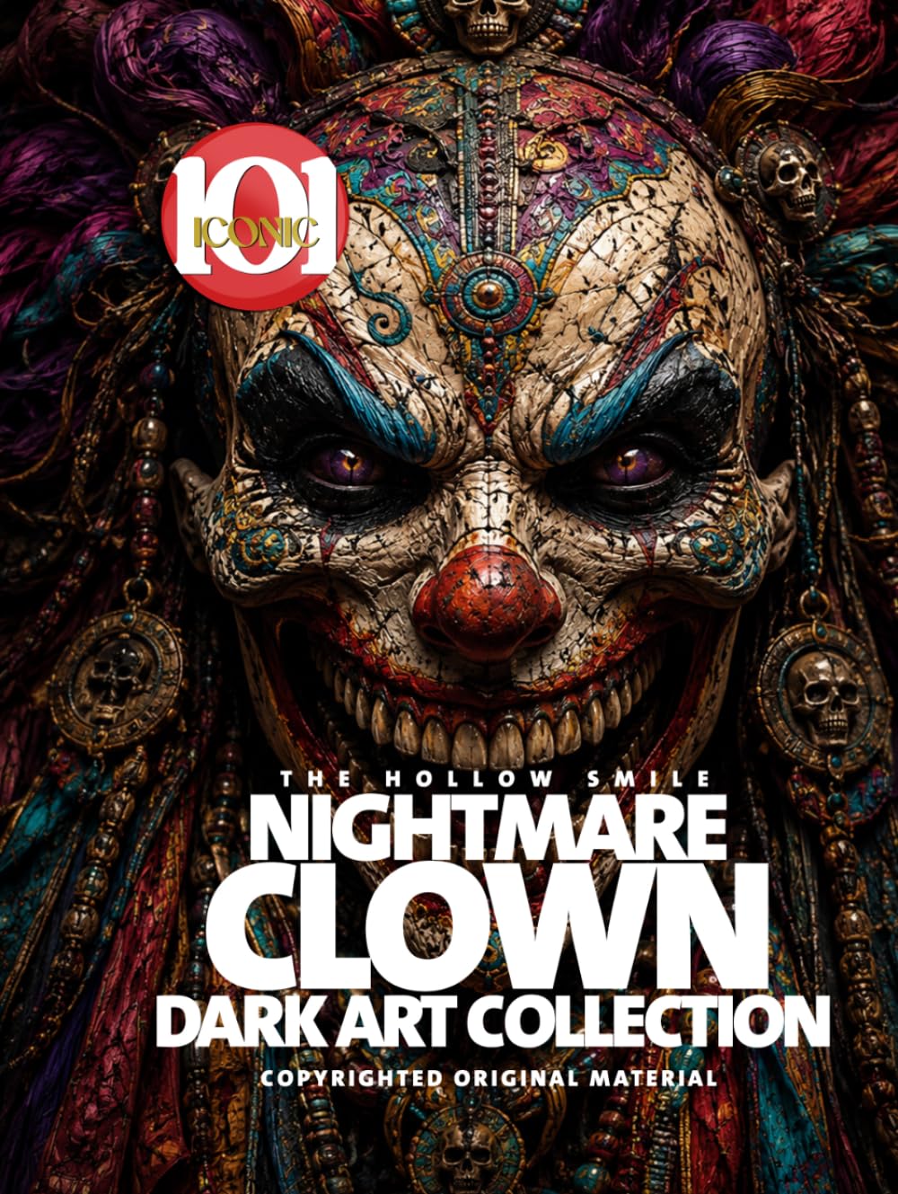 Nightmare Clown: Dark Art Collection - Coloring book for Adults: Gothic Horror Clown Illustrations for Relaxation, Creativity, and Dark Fantasy Art Lovers (101 Iconic Coloring Books)