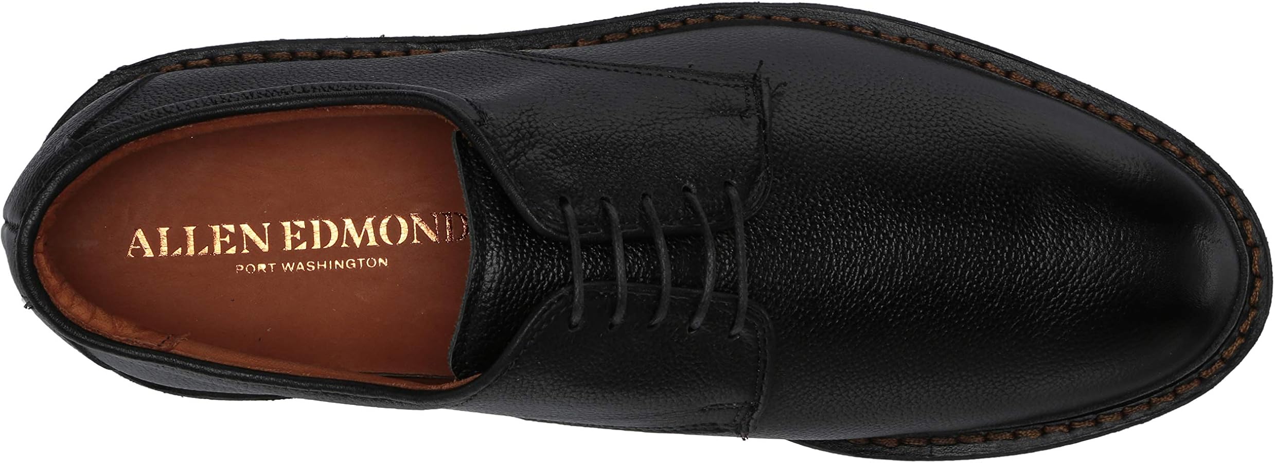 Amazon.com | Allen Edmonds Mens Wanderer Black Plain Toe Oxfords