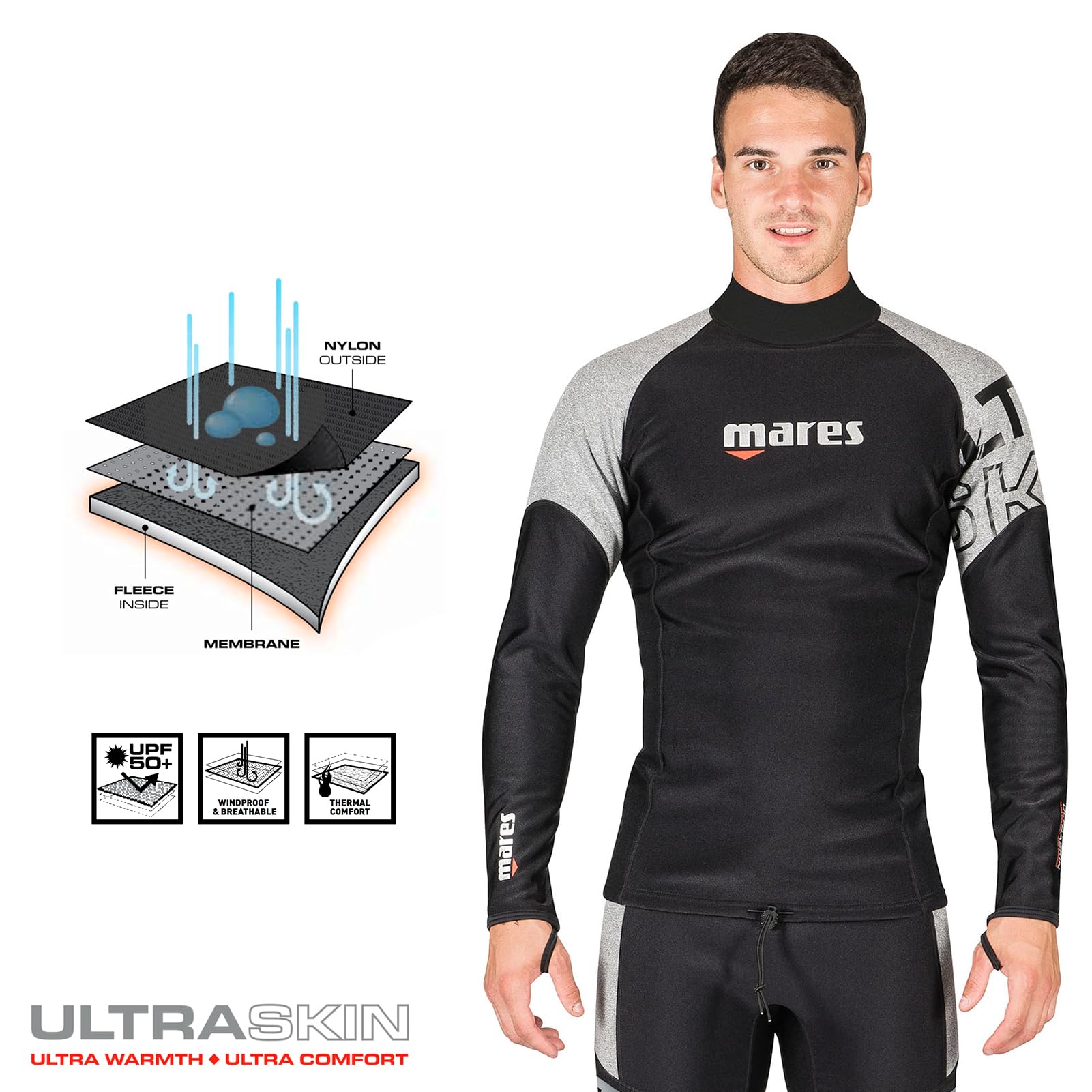 Mares Mute Ultra da Uomo, Multicolore, M