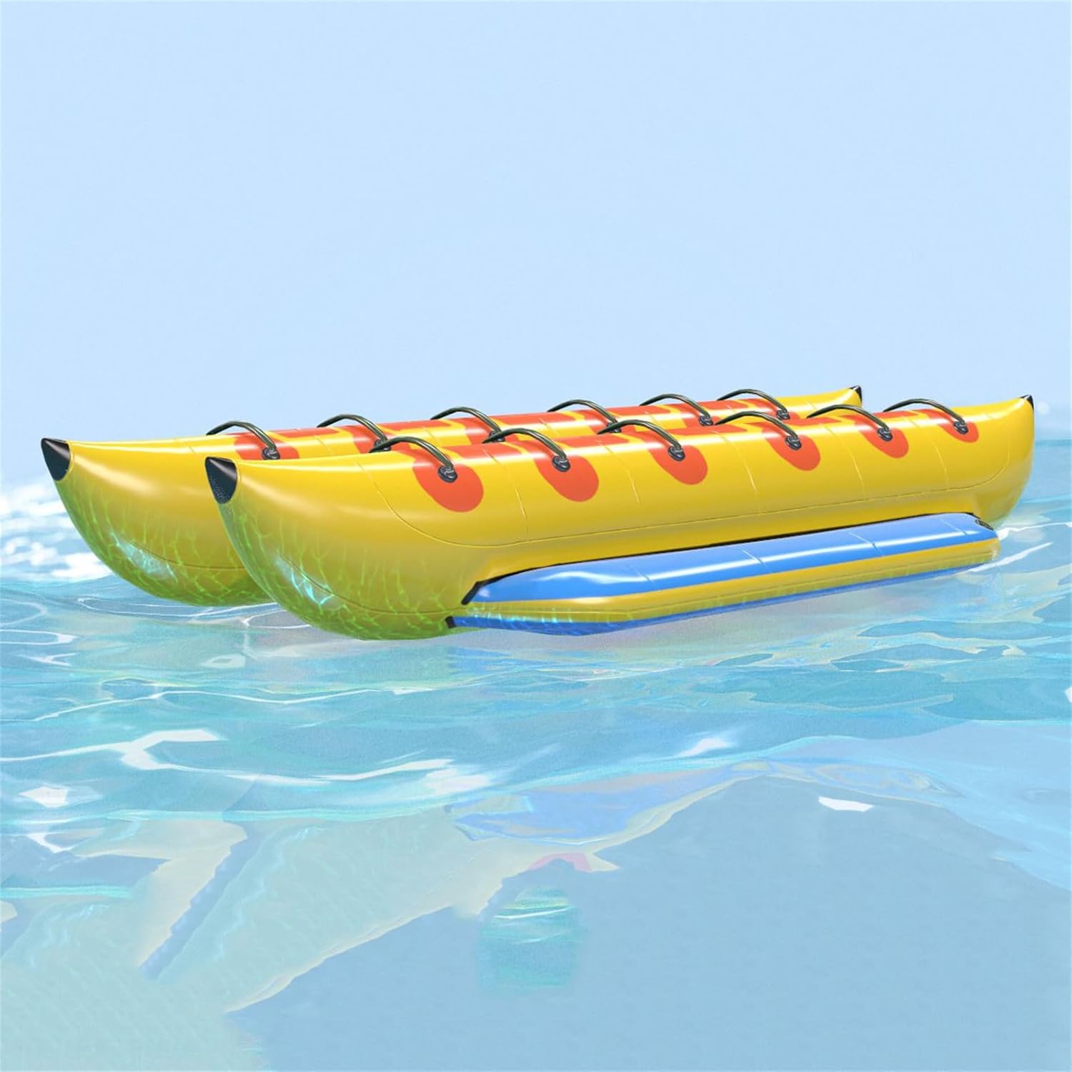 Inflatable Banana Motorboat Water Leisure Boat, Kayak Large Surfing Equipment, Marine Amusement Equipme