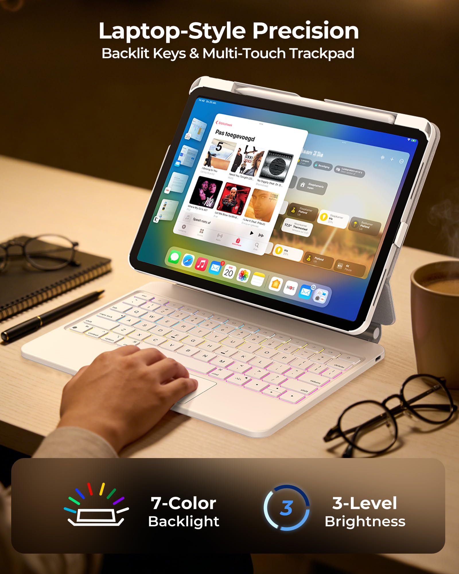 Amazon.com: TSQQST Keyboard Case for iPad Air 11 Inch (M4/M3/M2