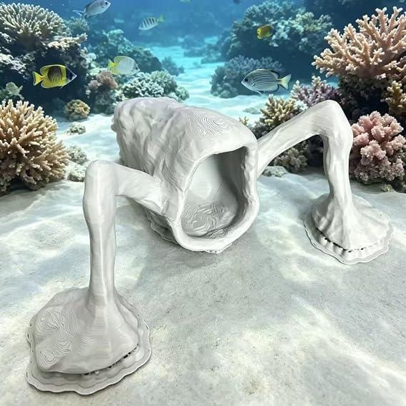 Sea Monster 3D Printed Flexible Articulated Fidget Toy, Sea Eater Deep Sea Creature Collectible, Desk Stress Relief Toy and Unique Gift
