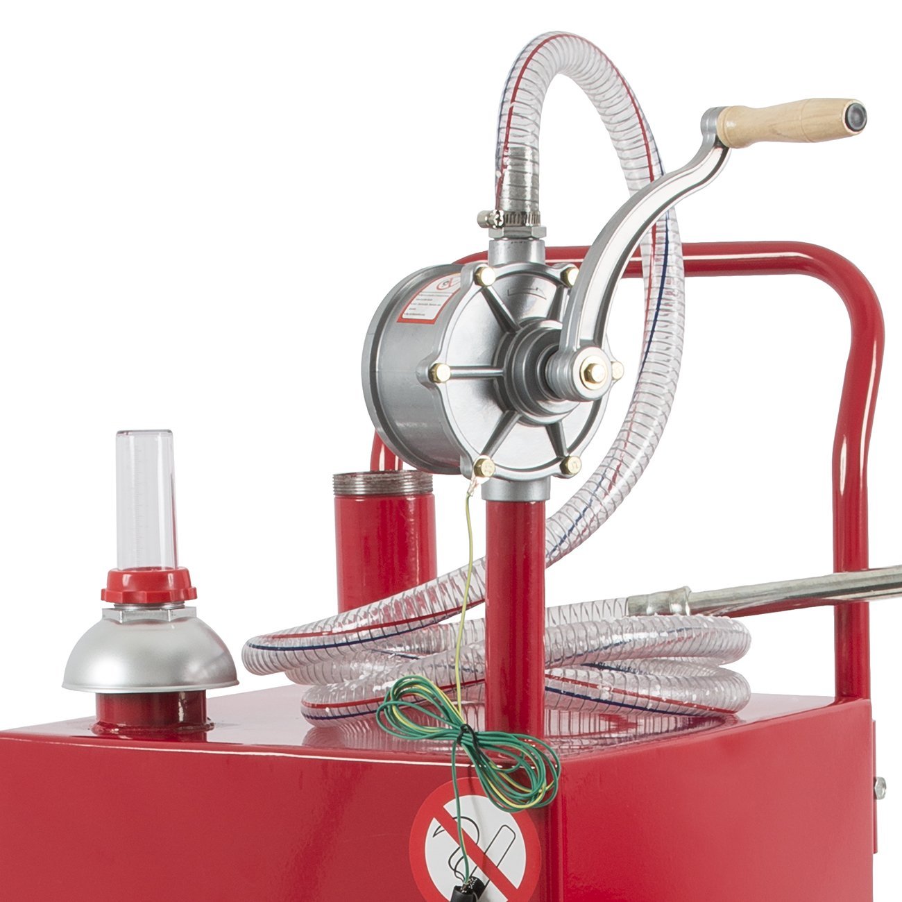 ARKSEN 30 Gallon Portable Gas Caddy Fuel Storage Tank Large Gasoline