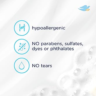 Baby Dove Sensitive Skin Care Baby Wash Rich Moisture For Baby Bath Time Tear-Free and Hypoallergenic 34 oz