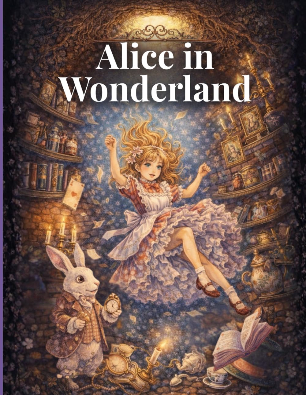 Alice’s Adventures in Wonderland – Complete Unabridged Classic with Unique Modern Watercolor Illustrations