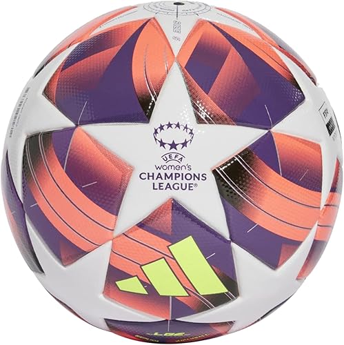 Miniatura 17 de Adidas UEFA Champions League Soccer Ball Solar Amarillo/Negro/Plata Metálico/Club,Multicolor/azul oscuro/pantone/blanco/papel de entrenamiento,Plata