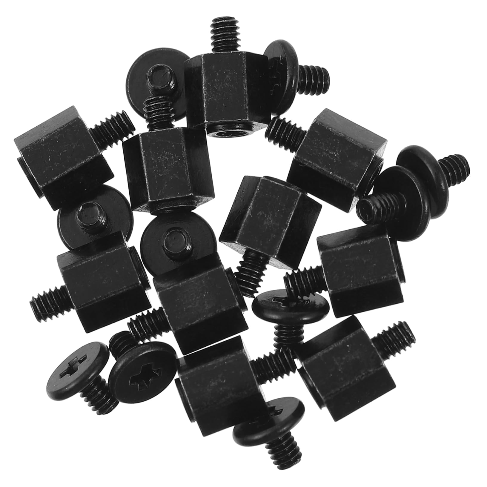 POPETPOP 10Pcs SSD Mounting Screws Head Fasteners for Motherboard SSD Installation Durable Resistant Computer Parts