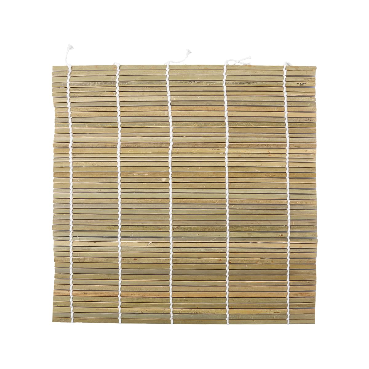 Tabanzhe Sushi Bamboo Mat - Nature Bamboo Rolling Mat Safety and Durable Woven Tight Convenient to Use Essential Sushi Making Tool for Beginner and Experienced(24 * 24cm), 2304-80A