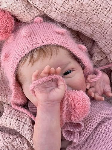 Miniatura 6 de iCradle Muñeca de bebé recién nacida de 20 pulgadas, 19.7 in, de silicona, realista, para edades de 3 años en adelante