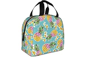 Pretty Pineapple Fashion Insulated Lunch Box
