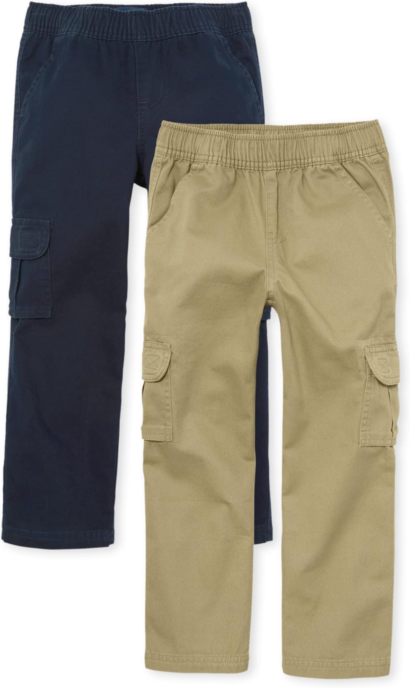 The Children's Place Boys' Pull on Cargo Pants, Multipacks