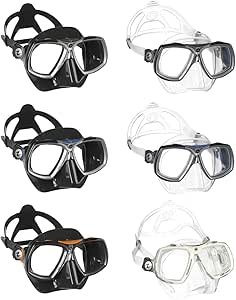 Masque De Plongée Aqua Lung Versa - Lentilles Fumées, Conçu Par Des Plongeurs Américains, Fabriqué En Italie