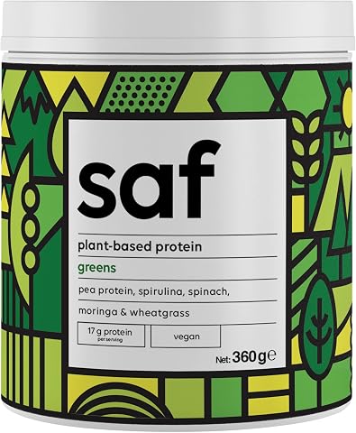 Saf Bitkisel Protein + Superfood Mix, Greens (360 Gr)