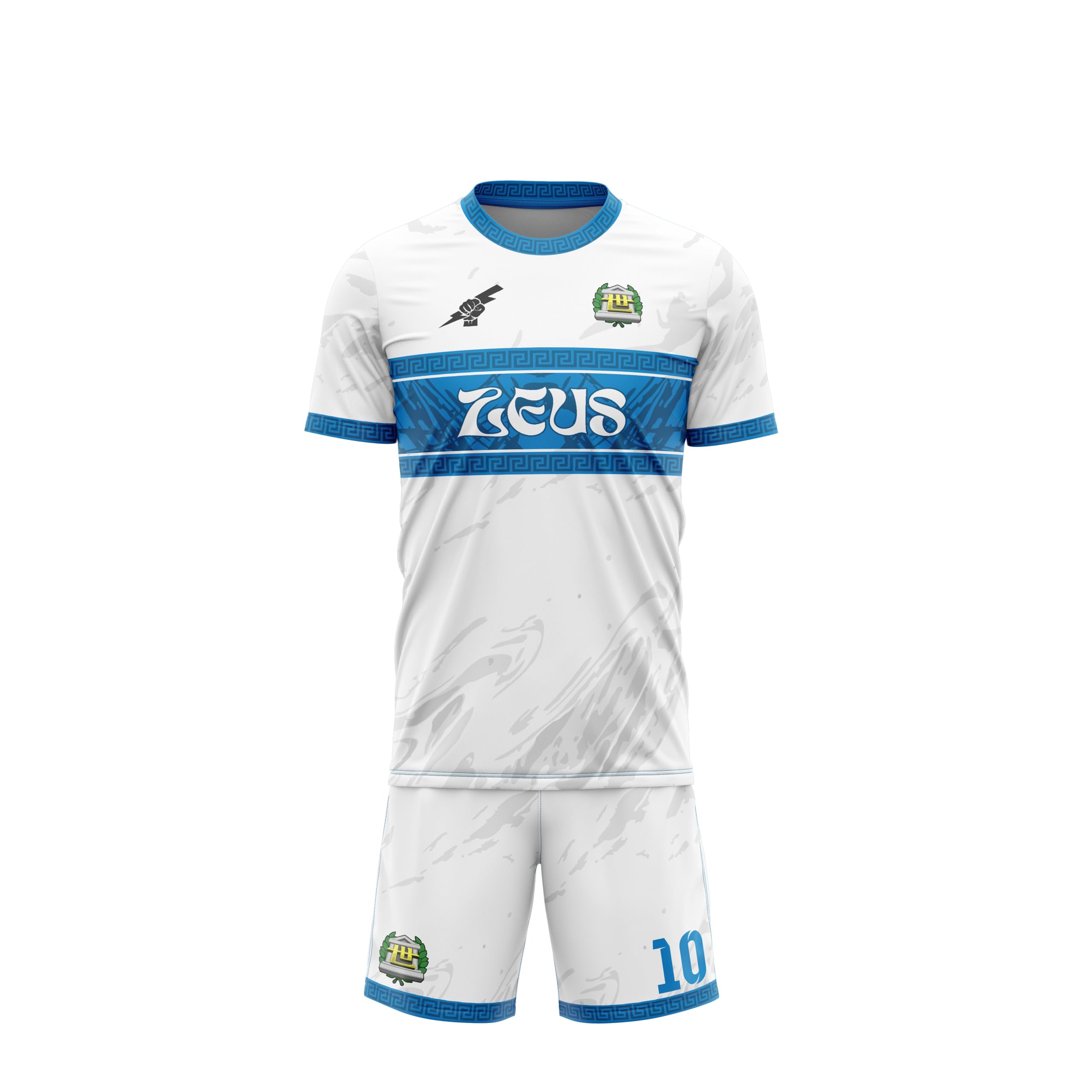 Maglia e Pantaloncino, Calcio Zeus Jr. High Inazuma 11, Byron Love. Abbigliamento Cosplay Fan Anime Cartone Animato Giapponese Ispirato a Personaggio, Serie. Tessuto Traspirante