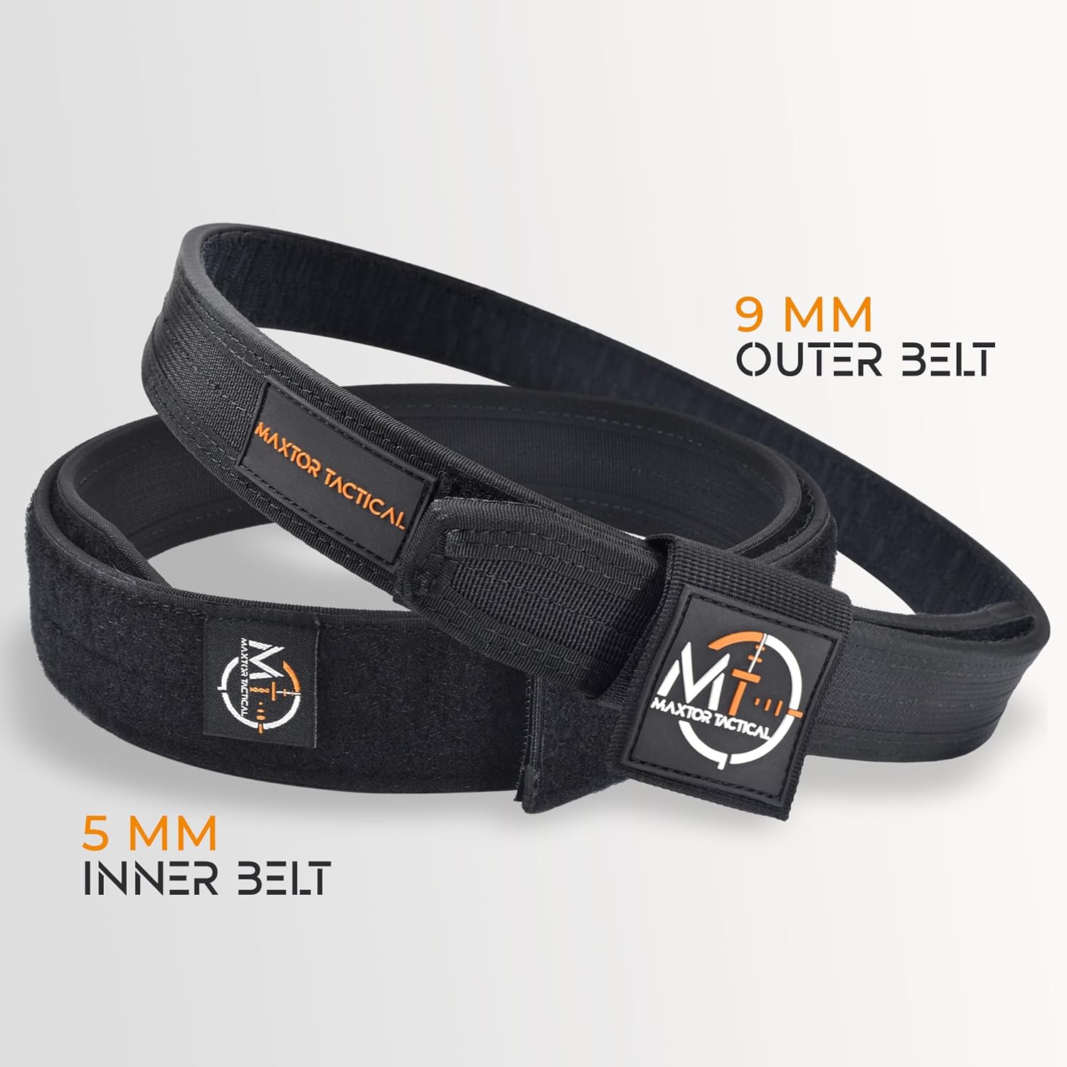 Ultimate Competition Belt 1.5" 2-Piece Tactical Gun Belt for USPSA, IPSC, IDPA, 3-Gun, Mag Pouch Compatible