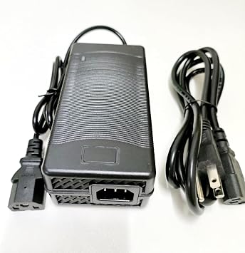 60 Volt 3 Amp 3-Pin Charger for 60V Lead Acid for e-Wheels EW-52 EW-54, 60V Lead Acid SLA Battery Devices, Big Scoo-ters, Go-Karts, MotoTec etc. 3A Fast Charger