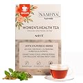 Namhya Period Care Herbal Mint Tea – 100g (50 Cups) – Mint Tea Leaves, Shatavari, Ashoka, Lodhra, Saffron – Relieves Cra