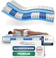 AM Qualitätsmatratzen Premium Taschenfederkernmatratze 140x200 H3, 24 cm, Lyocell-Bezug