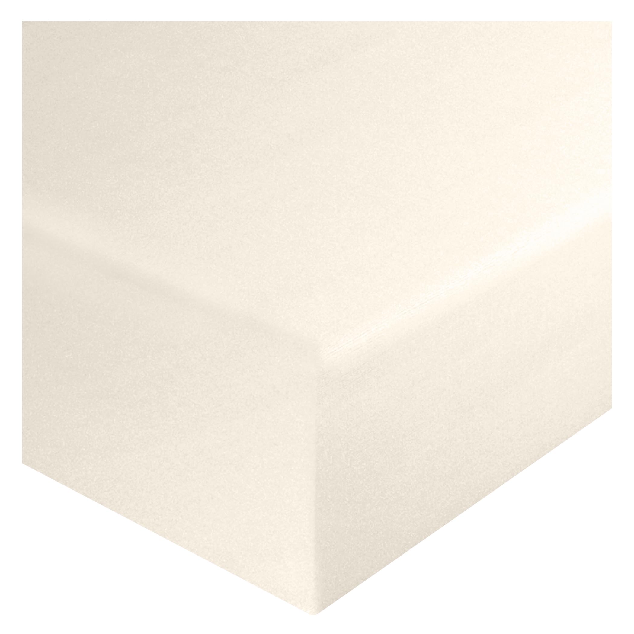 HOME ACE Cream Super King Fitted Sheet 183CM x 198CM, 10"/25CM Deep Super King Size Fitted Sheets, Easy Care Fitted Sheets Super King Size Sheet Extra Deep, Poly Cotton Superking Fitted Bedsheet — image 1