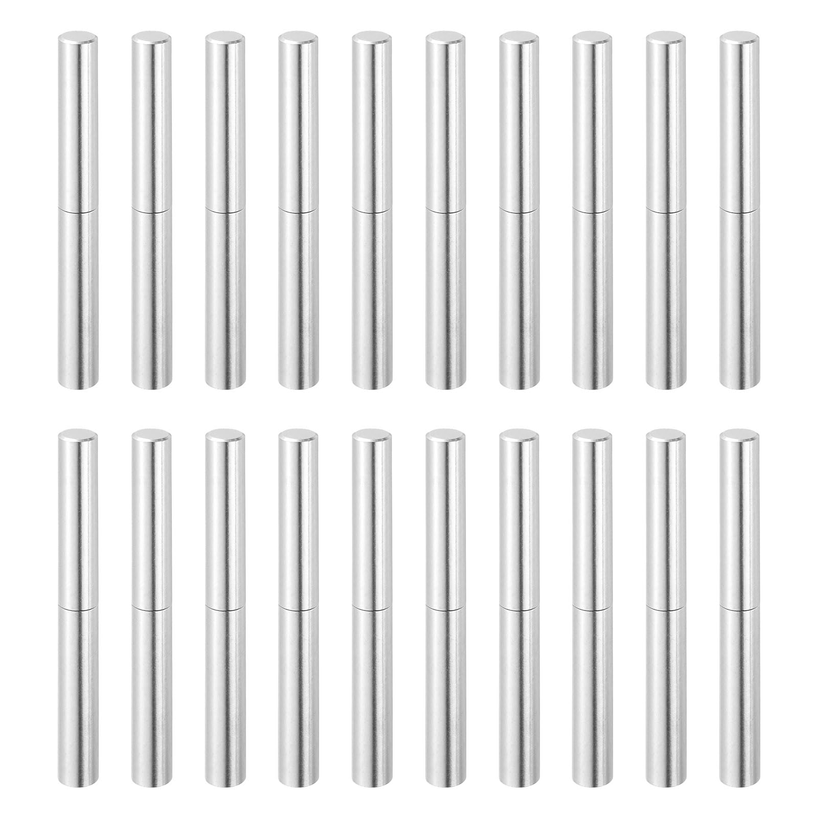 QUARKZMAN 20 Stück Anschweißscharnier 120 x 12mm Türscharniere Edelstahl Türband Schweißbare abnehmbare Türbänder für Holztüren Metalltore Schwingtüren Anhängerrampen, Silber