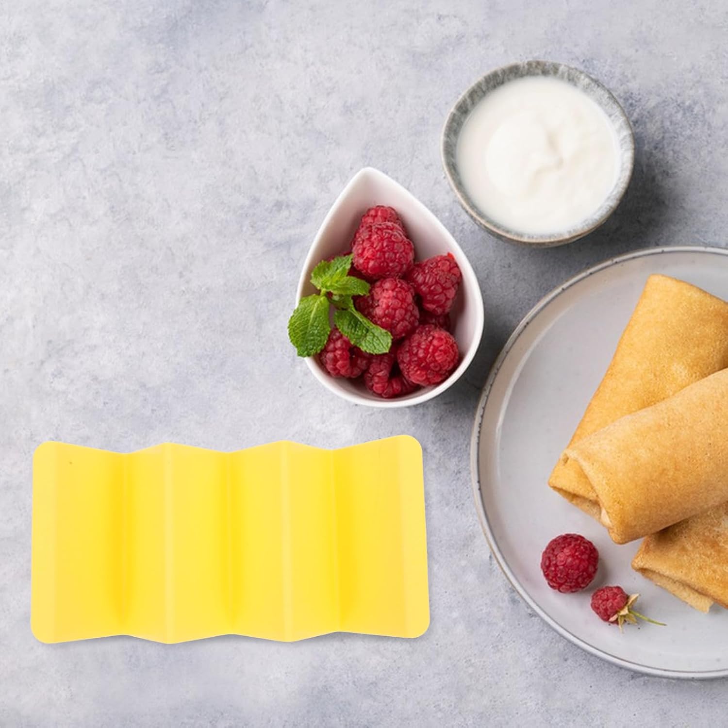 Yellow Plastic Taco Stand Holder 4pcs for Corn Tortillas