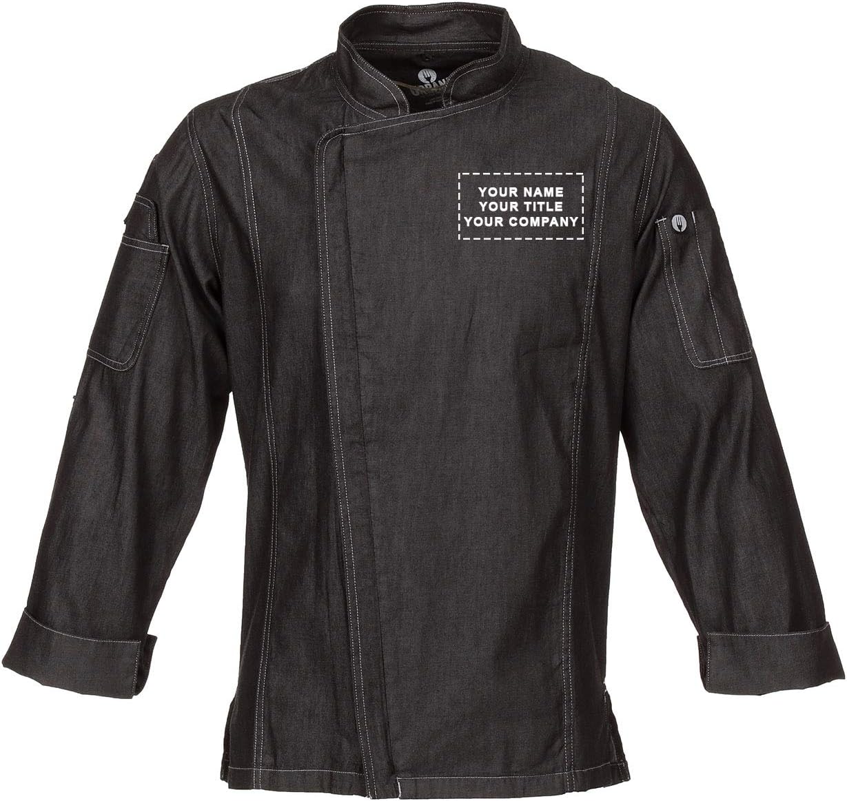 Chef Works Customized Mens Gramercy Denim Chef Coat