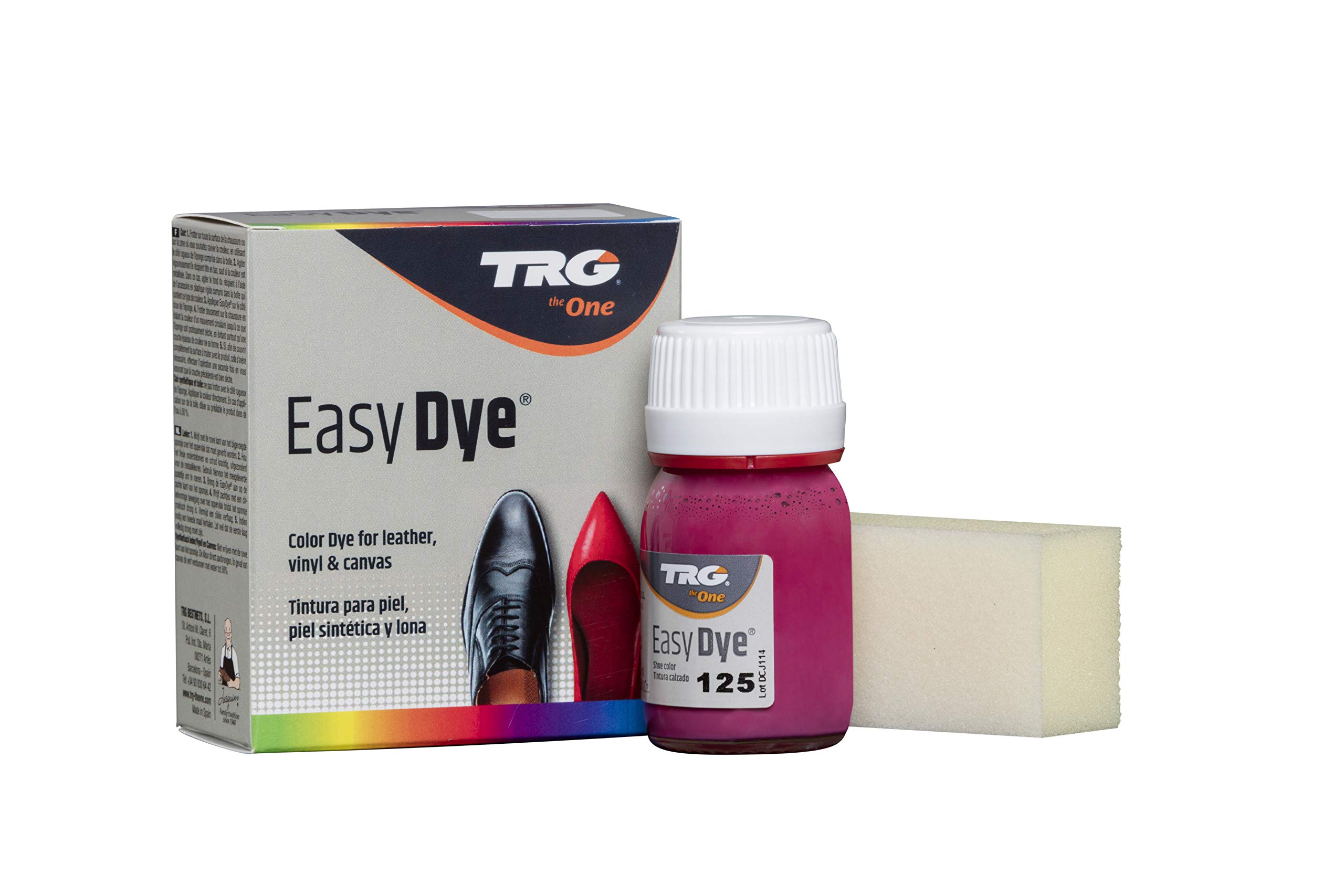 TRG the One Easy Dye for Leather and Canvas Shoes and Accessories (125 - Fuchsia)