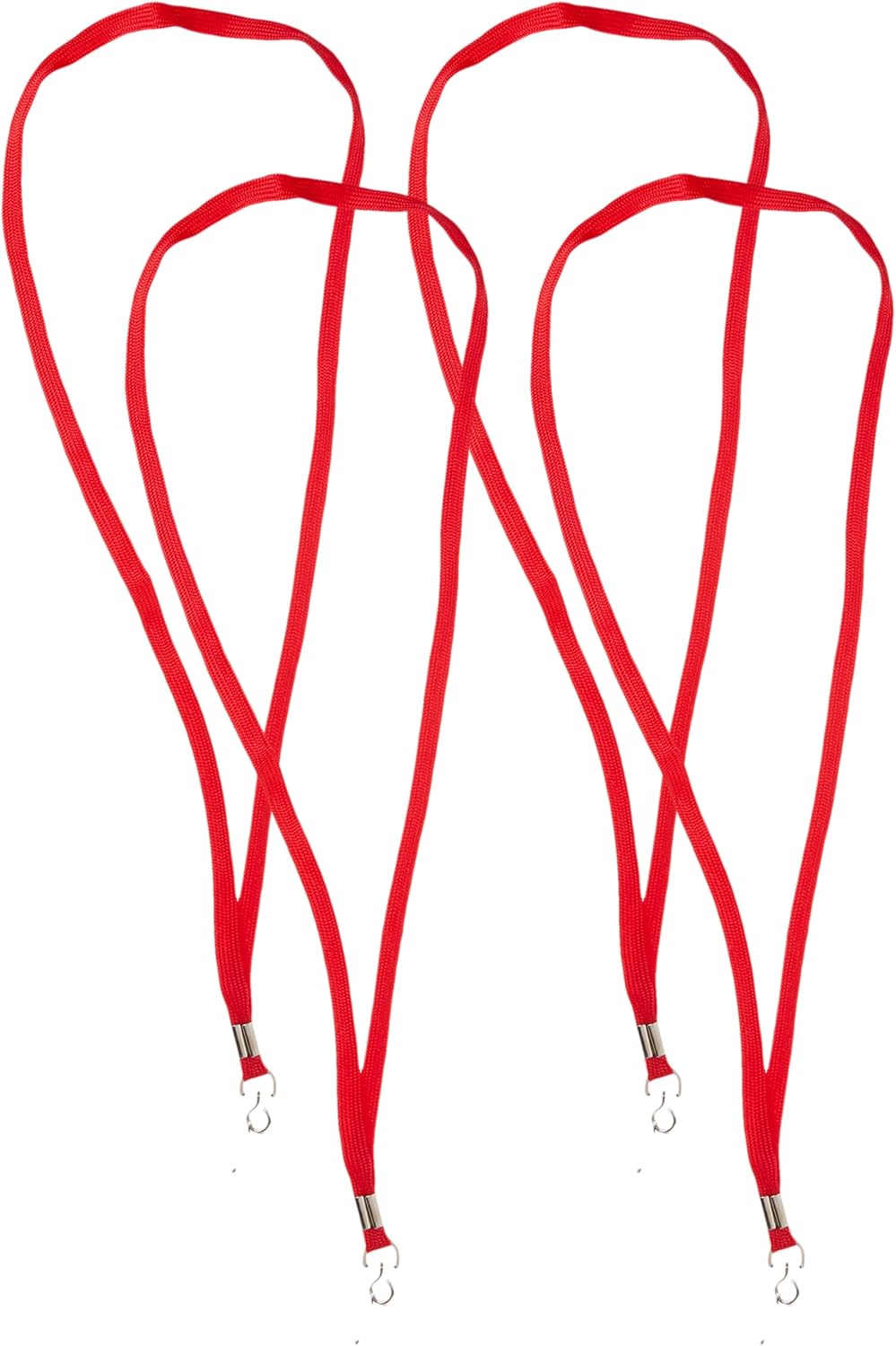 Advantus 36" Deluxe Lanyard with J-Hook (Pack of 4)
