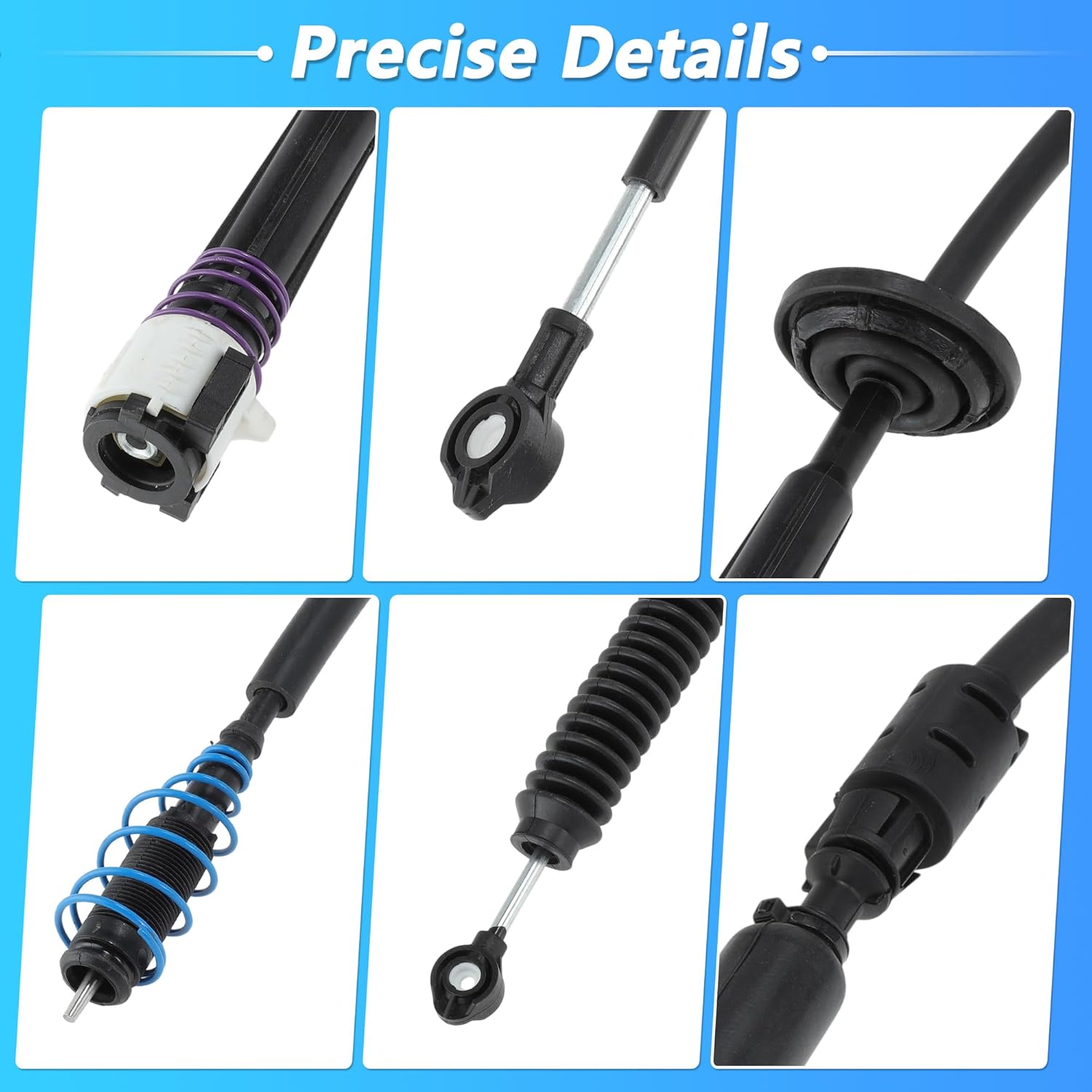 No.88967320/905-646 Automatic Transmission Gear Shifter Cable for Chevy Avalanche Suburban 1500 2500 Tahoe A/T Range Selector Lever Shift Control Cable for GMC Yukon XL 2002-2006