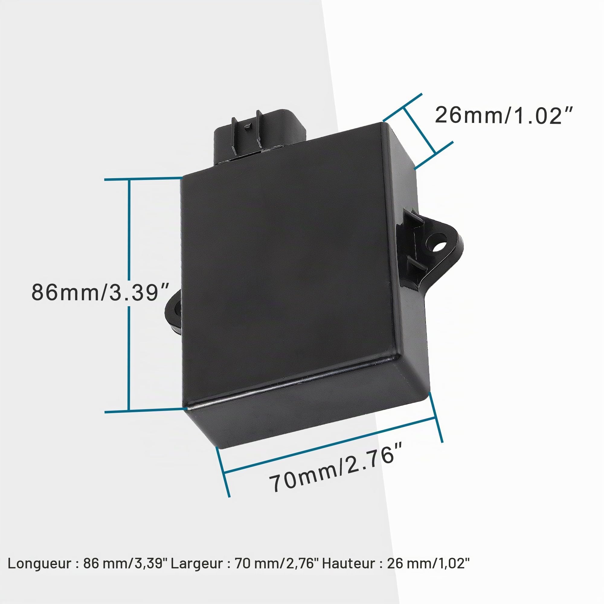 GOOFIT CDI Remplacement pour Scooter ECU X-Max X-City Majesty Versity Linhai Aeolus 250cc 260cc 300cc