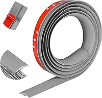 Vista 16 de Tira de transición de piso autoadhesiva de 20 pies, tira de borde de alfombra a azulejo, tiras de umbral de PVC, pelar y pegar tira de unión de piso