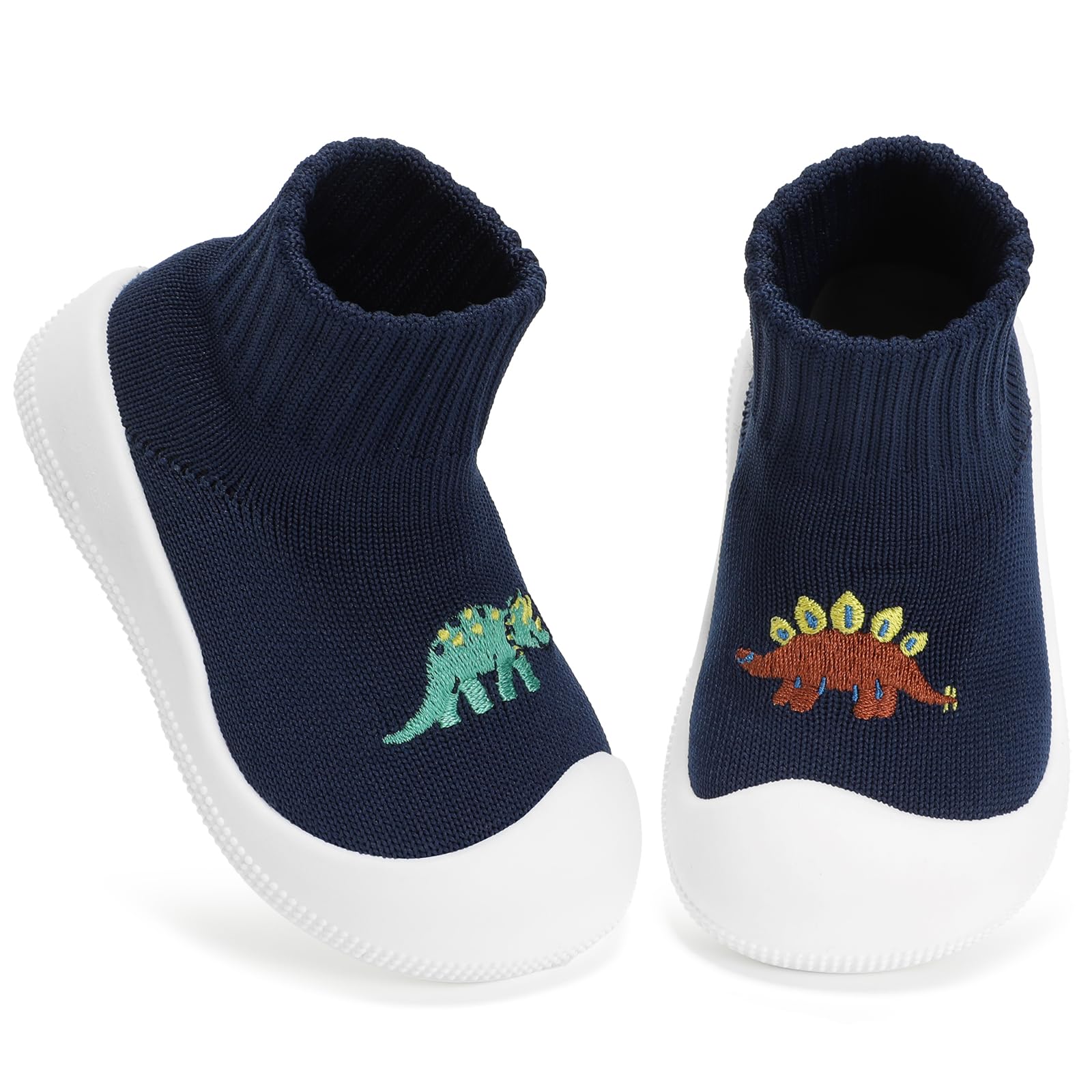 Wide Toe Box Baby Sock Shoes Soft Sole Infant First Walking Shoe Non-Slip Slippers Lightweight Sneakers for Baby Boys Girls-image-40