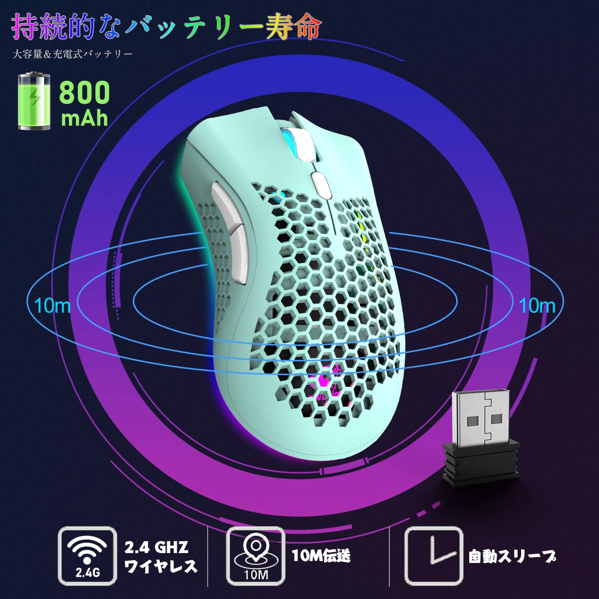 ワイヤレスマウス ミントグリーン 楽天市場】ワイヤレスマウス bluetooth 小型 電池式 マウス 静音