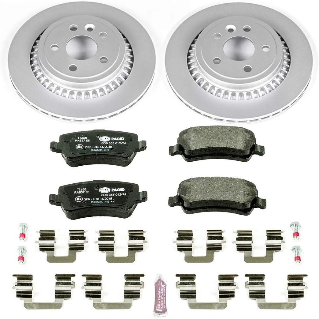 Power Stop ESK5705 Rear Euro-Stop Brake Kit Volvo For Volvo XC60 2010-2017 [Model Specific]