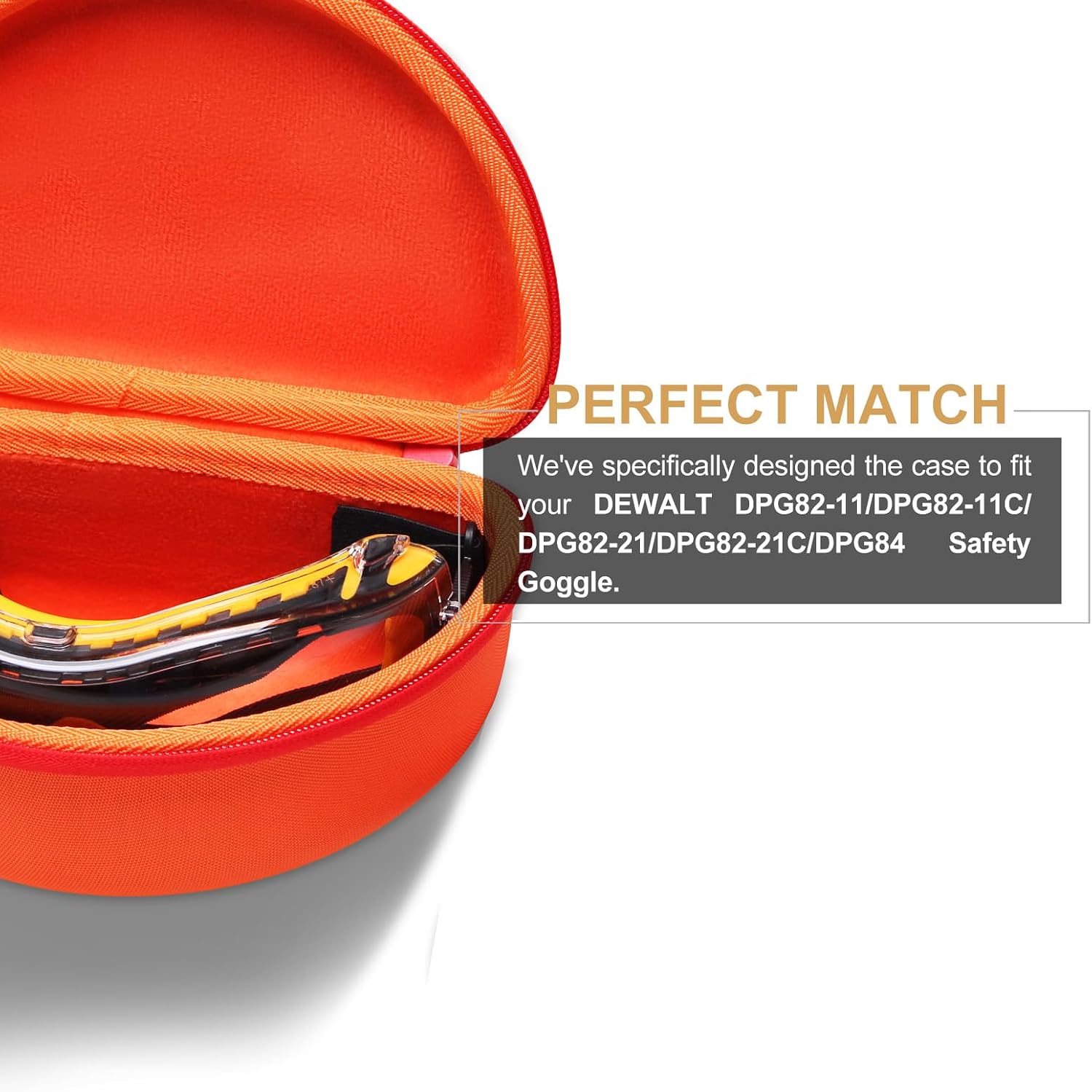 LTGEM Case for Dewalt DPG82/DPG82-11/DPG82-21 Safety Goggles image 2